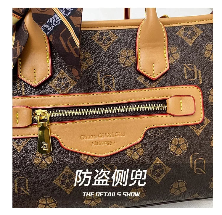 2025 New Womens Minimalist Tote Bag Large Capacity Practical Design Perfect Companion for Daily Commuting Travel
