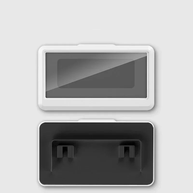 Wall Mounted Waterproof Phone Holder Cell Phone Storage Box Can Touched Shower Smartphone For iPhone 16 15 Samusng Xiaomi Stand