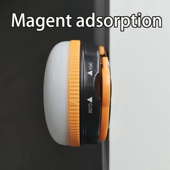 MuqiNush Rechargeable Hanging Type LED Camp Lantern Magnet Base Portable Tent Light With 3 Modes for Camping Hiking Fishing