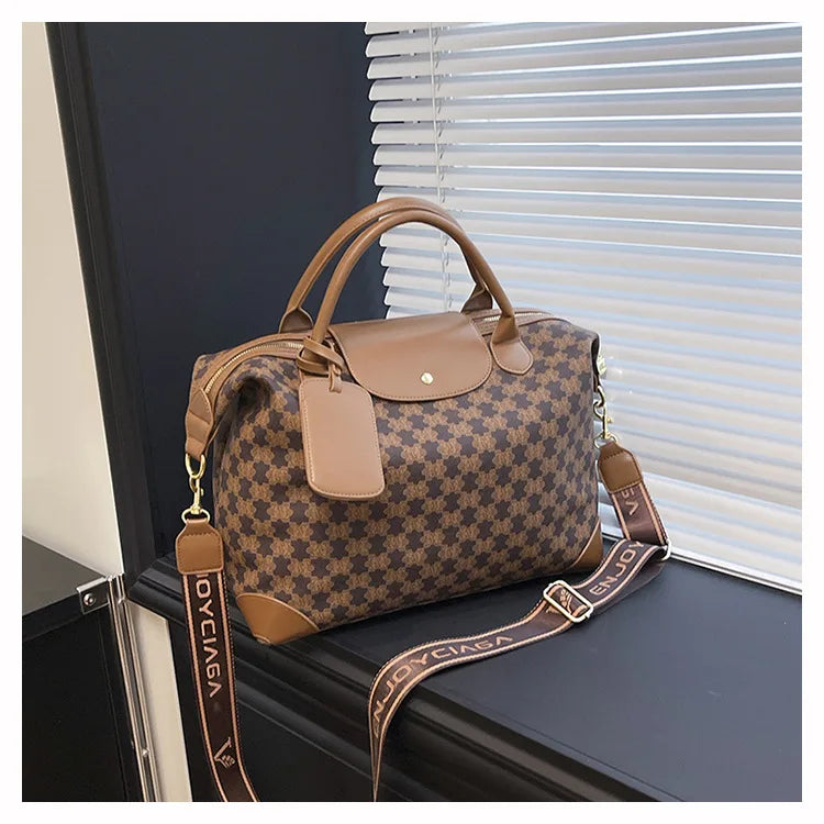 2025 New Large-Capacity Portable Tote Bag — Fashionable, Leisure & Travel-Ready, Versatile Shoulder/Crossbody Bag for Women