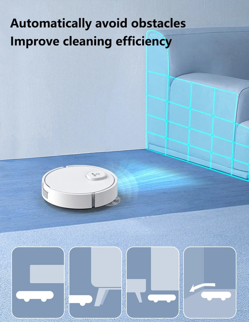 Midea 3-in-1 Smart Sweeping Robot Smart Cleaner Rechargeable Fully Automatic Vacuum Cleaner Sweep Debris Pet Hair Home Appliance