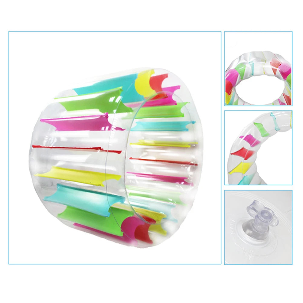 Inflatable Water Wheel  Inflatable Water Wheel Simming Pool Water Wheel Hamster Wheel Water Roller
