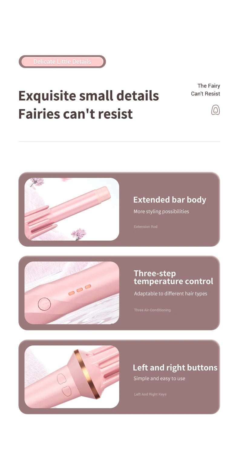 Automatic Hair Curler 28mm/32mm Large Wave Curling Iron Anion Fast Heating Professional Styling Curlers Curling Wand Hair Waver