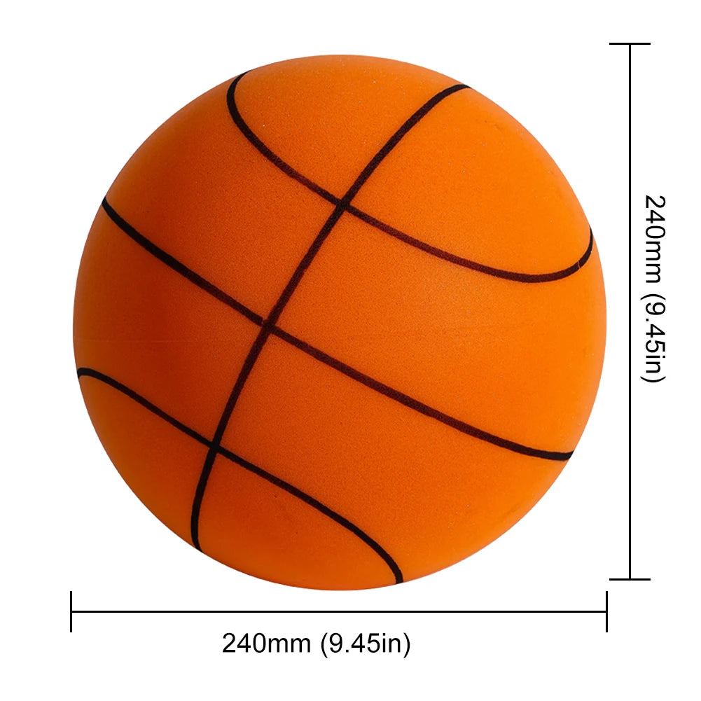 Bouncing Mute Ball Indoor Silent Basketball 24/21/18cm Silent Soft Foam Basketball Child Sports Toy Game Bounce Basket Balls