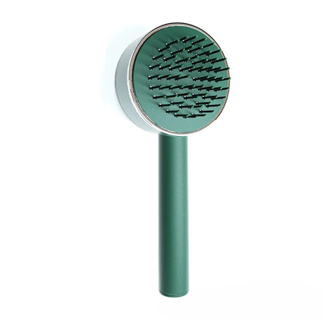 Central Airbag Hair Comb Self Cleaning Detangling Hair Brush For  Women Smooth Anti-Static Scalp Massage Hairbrush Dropshipping