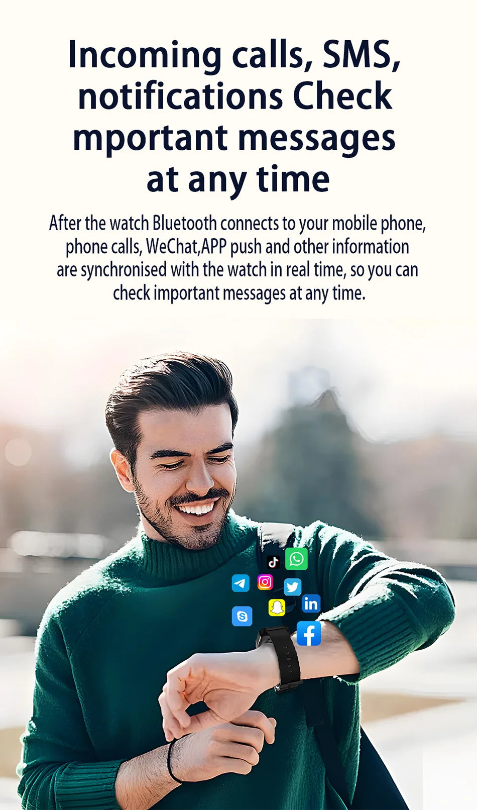 New Smart Watch Women Men Camera Take Photo Record Video Heart rate Sports Fitness Waterproof Bluetooth Call For Android iOS