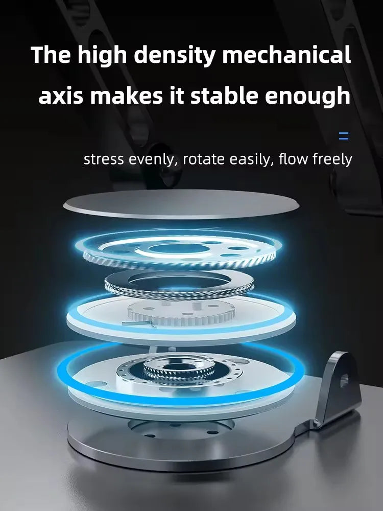 360 Swivel & Adjustable Laptop Stand for Desk Foldable & Portable Computer Stand for All Laptops up to 15.6 inches