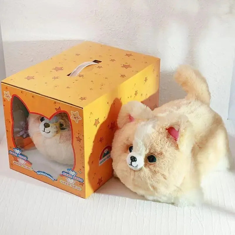 Simulation Interactive Huggy Cat Dogs Realistic Electric Plush Speak Electronic Accompanied Pet Doll Toy Kids Birthday Gifts