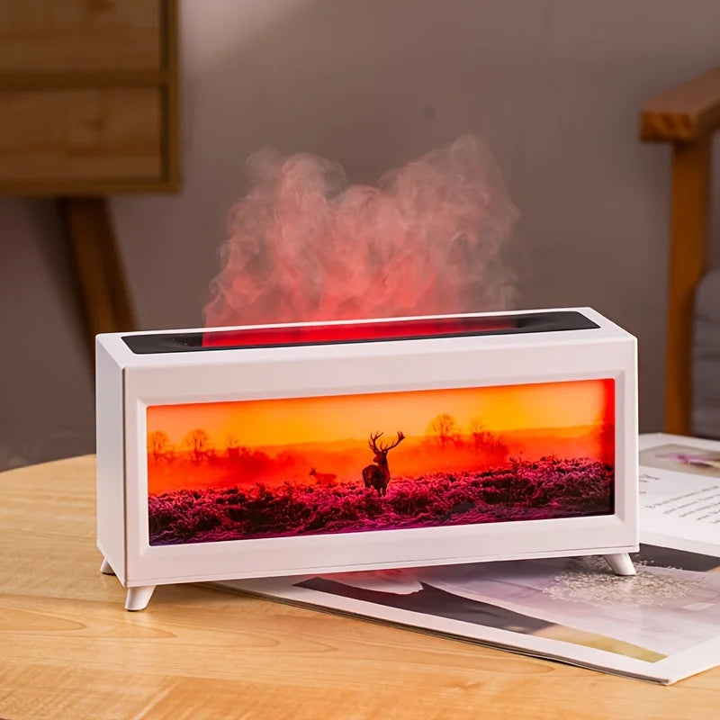 Christmas Elk Aromatherapy Machine, Intelligent Timed Power Off, Remote Control, Fine Mist Essential Oil Diffuser Humidifier