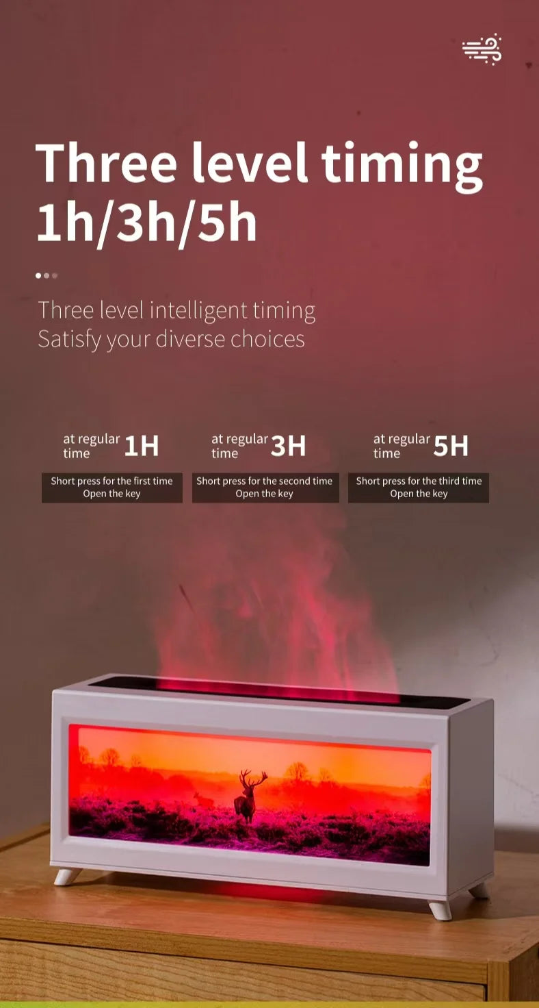 Christmas Elk Aromatherapy Machine, Intelligent Timed Power Off, Remote Control, Fine Mist Essential Oil Diffuser Humidifier