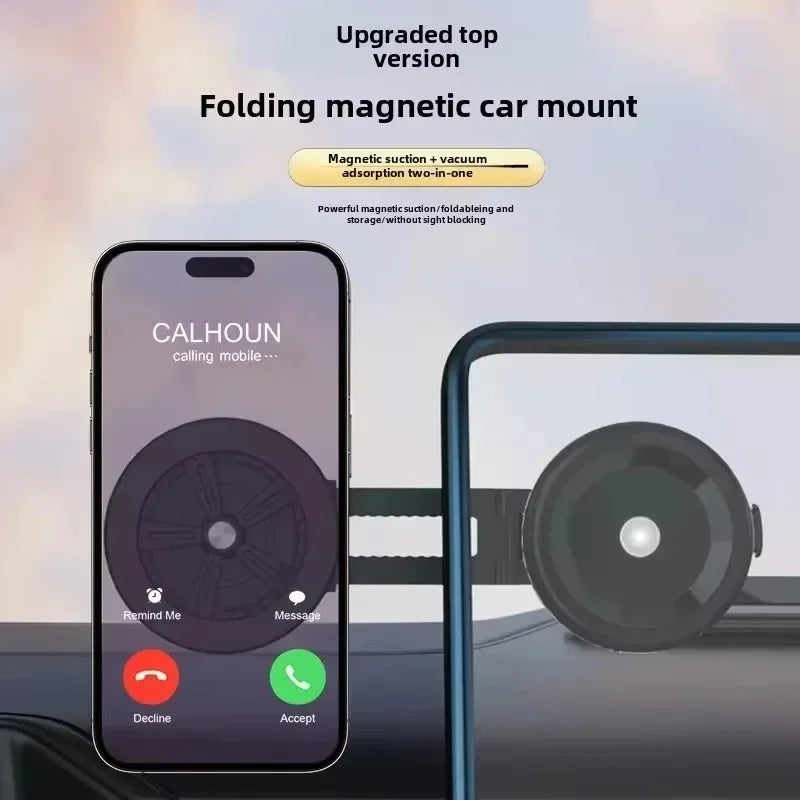 Magnetic Car Mount Strong Magnet 15W Wireless Charging Phone Holder Fast Car Charger for iPhone 12 13 14 15 Smartphone Stand