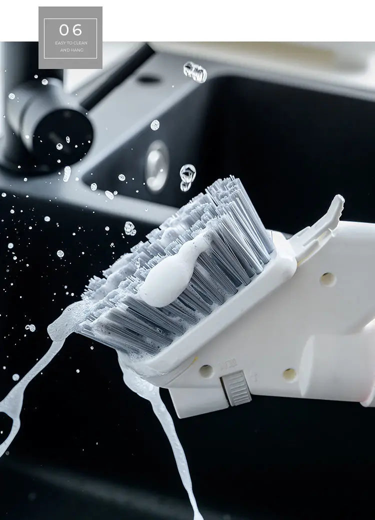 Kitchen cleaning brush Kit All Purpose Cleaner Auto Tires Cleaning Tools for Tile Bathroom Kitchen Plastic Scrubber Brushes 5pcs