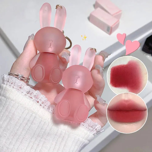 Gege Bear Rabbit Lip Glaze, Matte Velvet Lip Clay