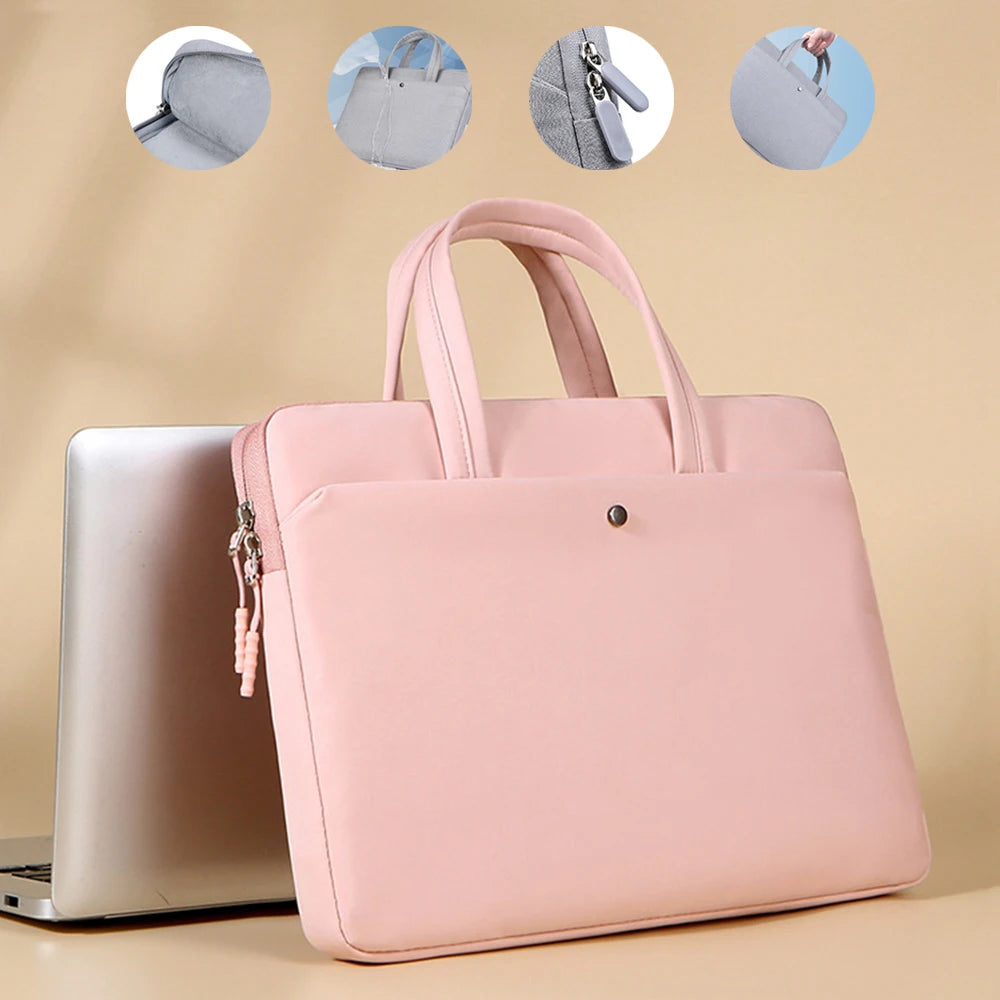 CASEPOKE Women Laptop Case 13.3in 14.6in 15.6in Handbag for Tablet Moblie Phone Laptop Bag for Macbook Air Pro Lenovo Xiaomi HP