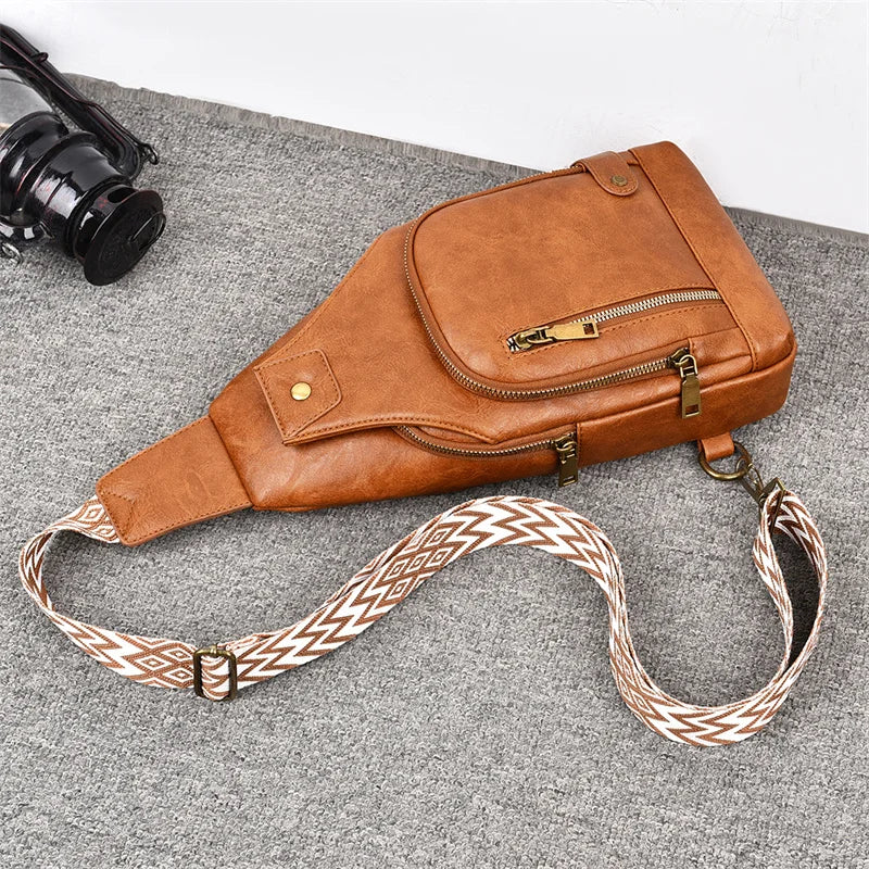 Couple Chest Bag Fashion Versatile Summer Crossbody Bags For Men Women Multi functional Waterproof Breathable Small Backpack