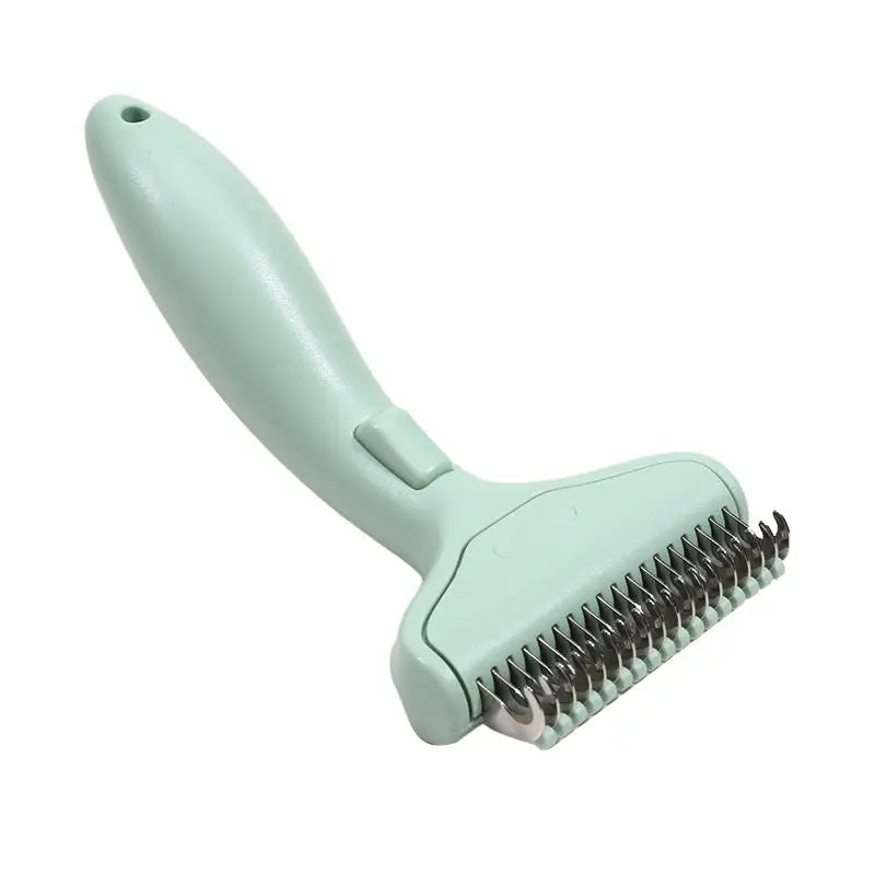 Portable Pet Dog Grooming Brush Hair Removal Tool For Dogs Self Cleaning Comb Pet Products Professional Pet Deshedding