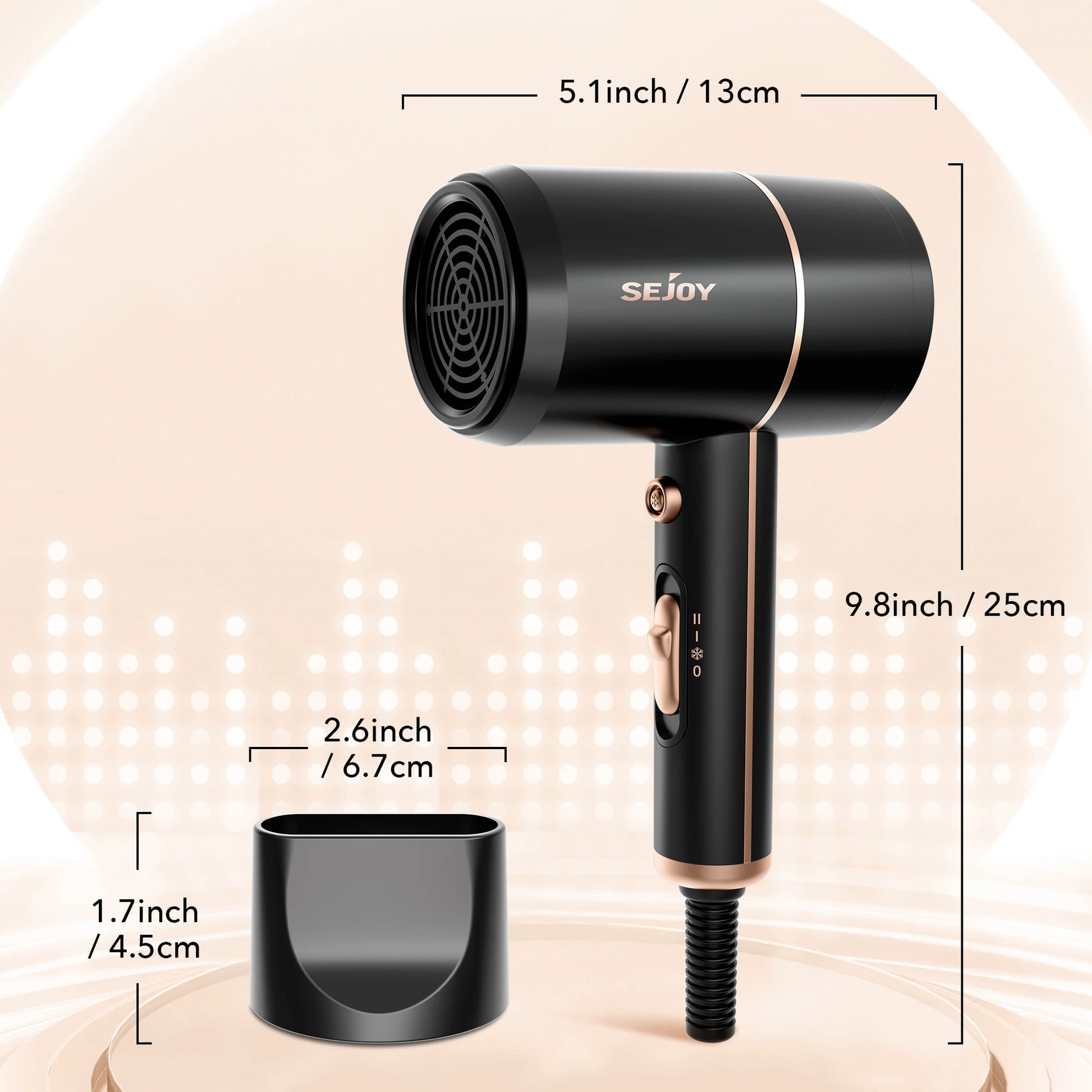 Sejoy 1800W Electric Hair Dryer 110v Hair Dryer Personal Hair Care Styling Negative Ion Tool Constant Anion Hair Dryers