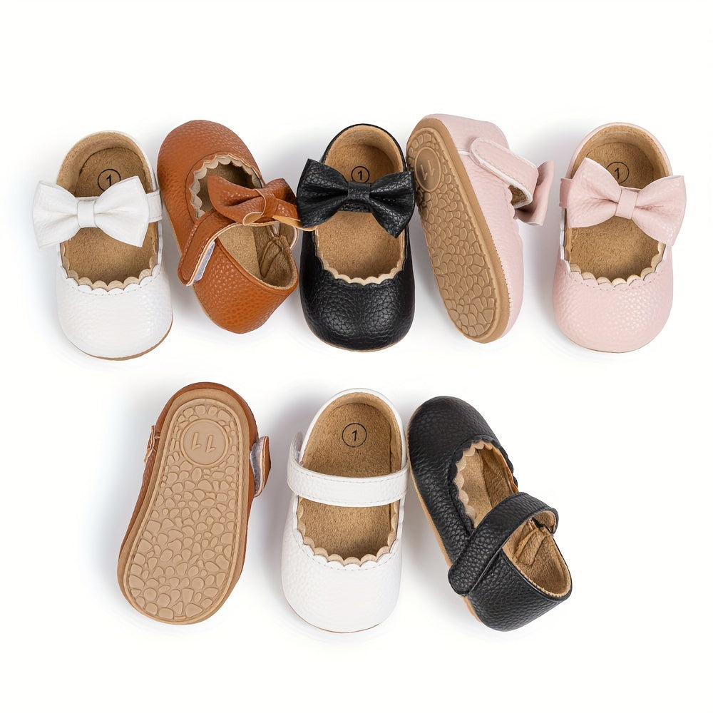 Infant Baby Girls Mary Jane Flats, Soft Sole