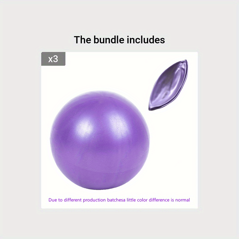 1pc 9.84-Inch Mini Yoga Ball for Shaping, Pilates Ball for Glutes