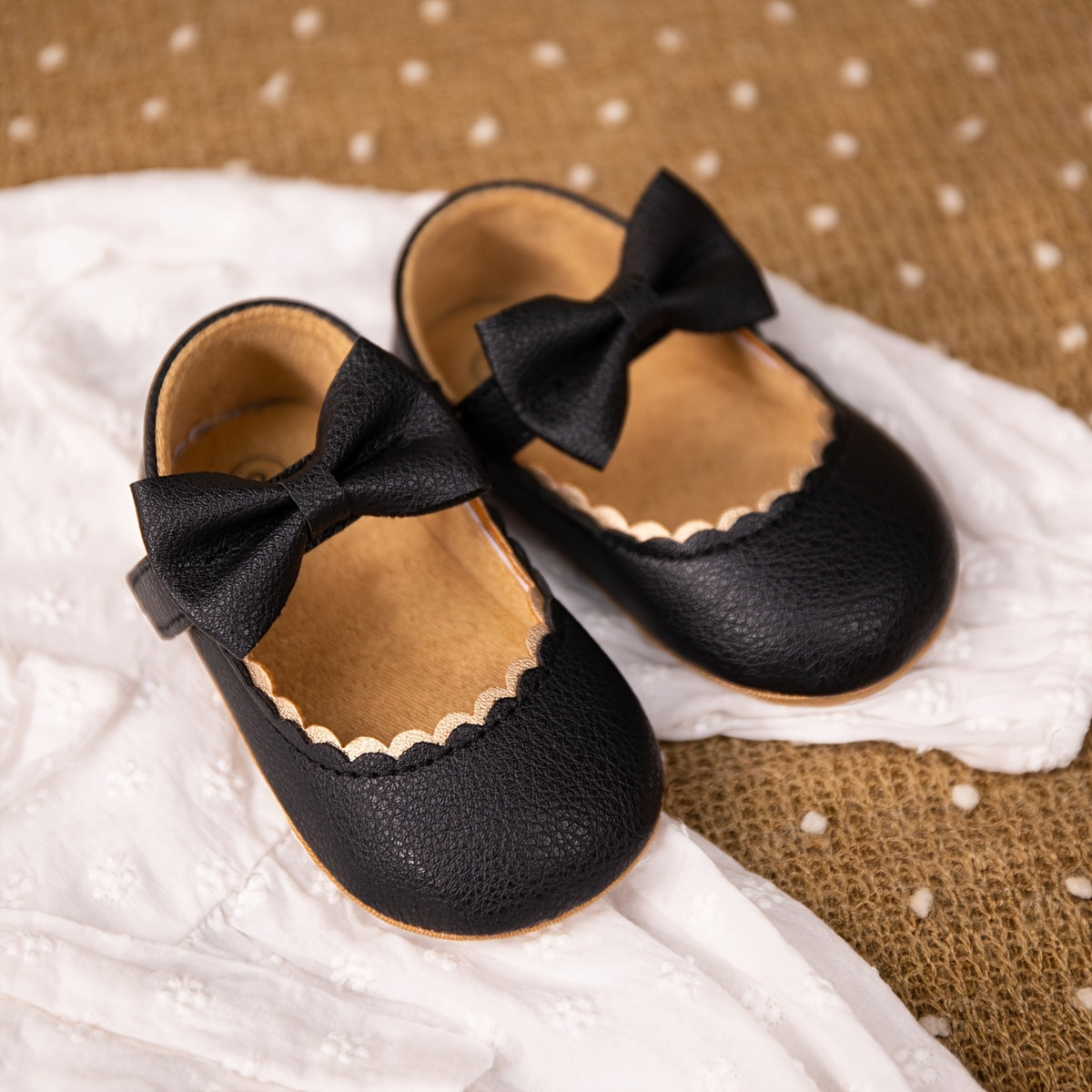 Infant Baby Girls Mary Jane Flats, Soft Sole
