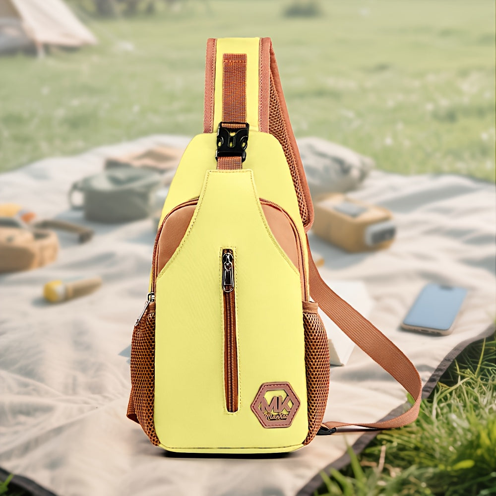 Women'S Crossbody Bag with Adjustable Strap - Large Capacity Purse, Zipper Closure, Durable Nylon Everyday Bag for Women, Gym, Travel, Work - Available in Beige, Blue, Black - Casual & Formal Use, Crossbody Purse, Travel Acce