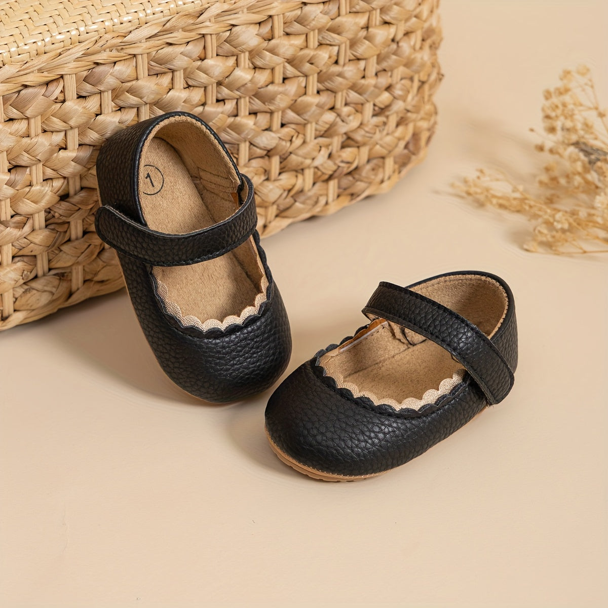 Infant Baby Girls Mary Jane Flats, Soft Sole