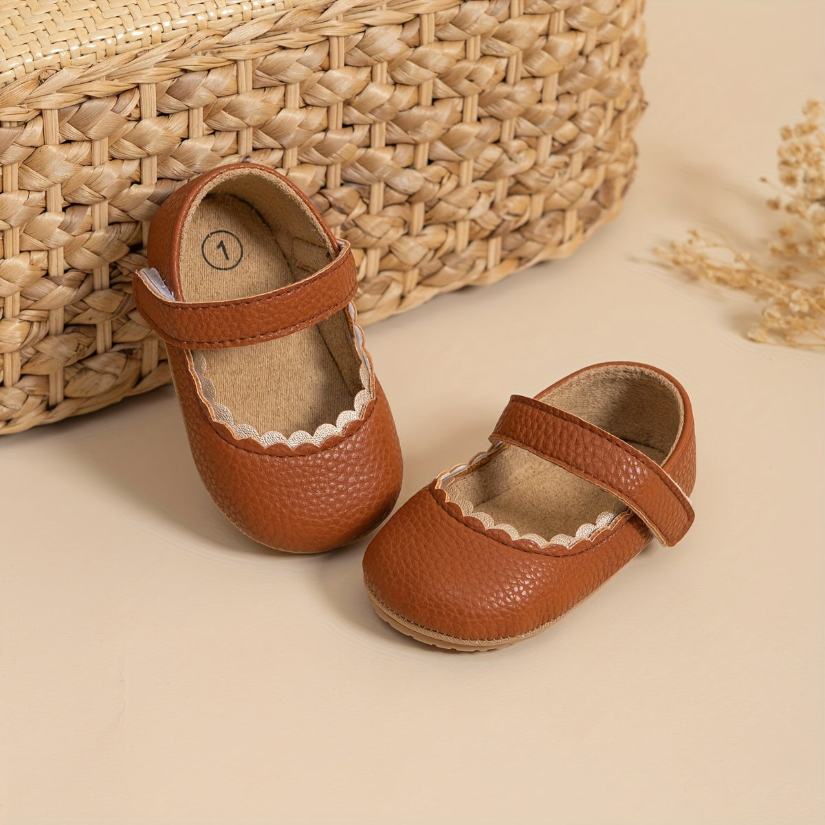Infant Baby Girls Mary Jane Flats, Soft Sole