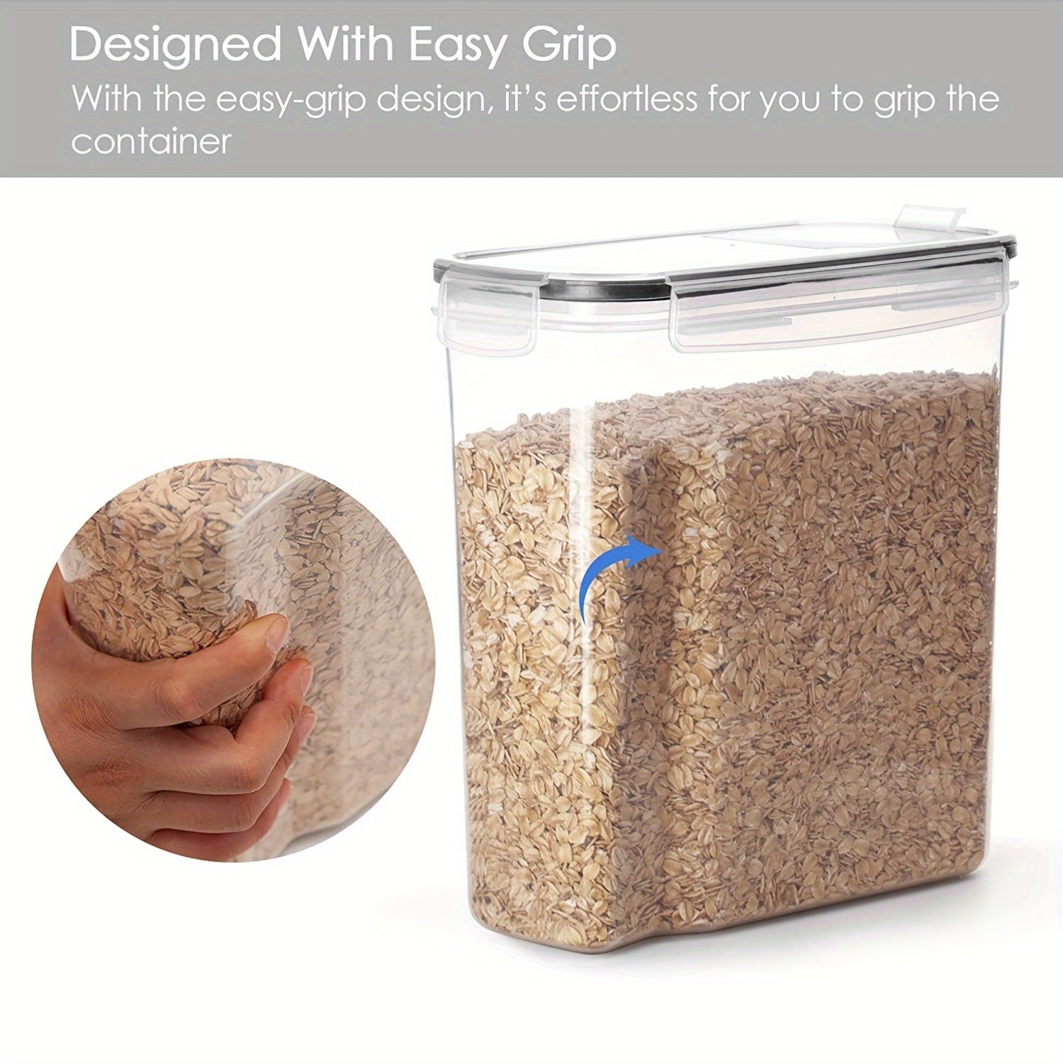 Set of 2/4 Cereal Storage Containers