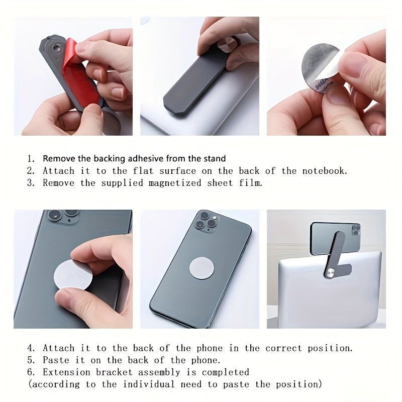 Free 3pcs Magnetic Ring Laptop Screen Support Holder Dual