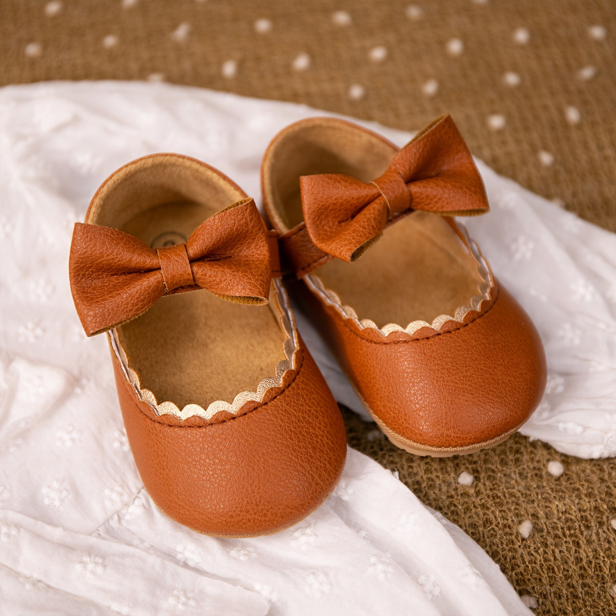 Infant Baby Girls Mary Jane Flats, Soft Sole