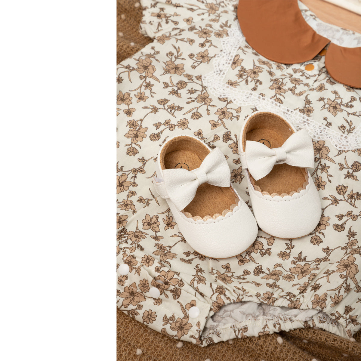 Infant Baby Girls Mary Jane Flats, Soft Sole